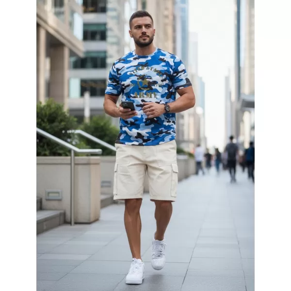  Tricou pentru bărbați DSTREET NX2002R-SK-M ALBASTRU 