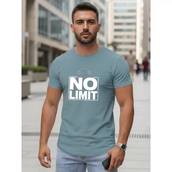  Tricou pentru bărbați DSTREET NX0129R-SB ALBASTRU 