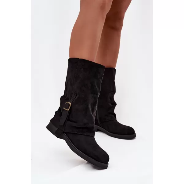  Cizme de dama BOTO MM-15 NEGRU 