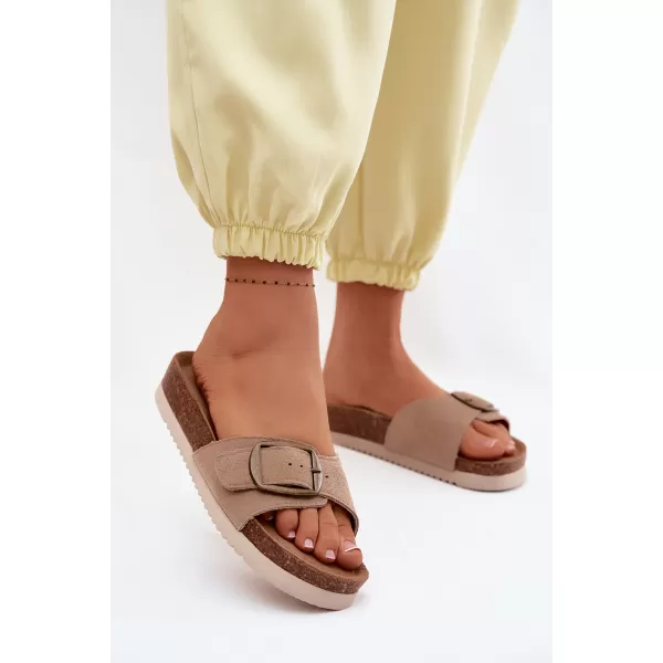  Papuci de damă BOTO 2833 KAKI 