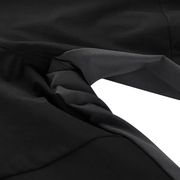  Pantaloni softshell dama ALPINE PRO AKANA 3 NEGRU 