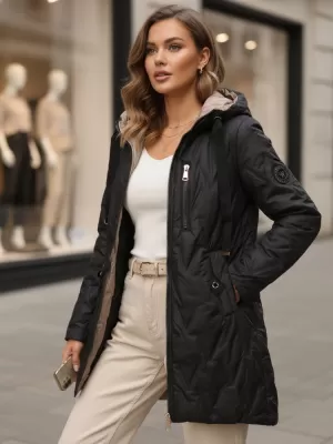 Geaca de dama DSTREET TY5768 NEGRU