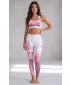 Jambiere lungi premium pentru femei (dimensiuni noi) ALTISPORT VOJ/ALW083LEG05 ALB ROZ