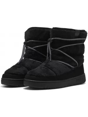 Pantofi de dama PUMA SNOWBAE SUEDE WNS 40217501 PUMA NEGRU/PLAT GRI ÎNCHIS
