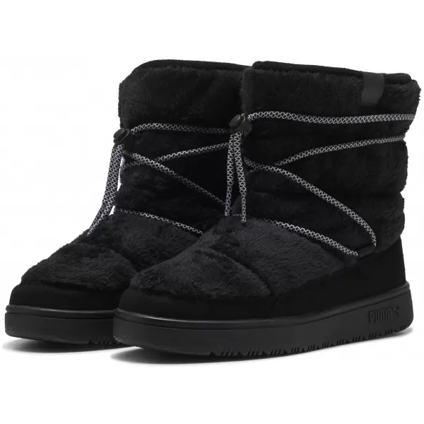  Pantofi de dama PUMA SNOWBAE SUEDE WNS 40217501 PUMA NEGRU/PLAT GRI ÎNCHIS 