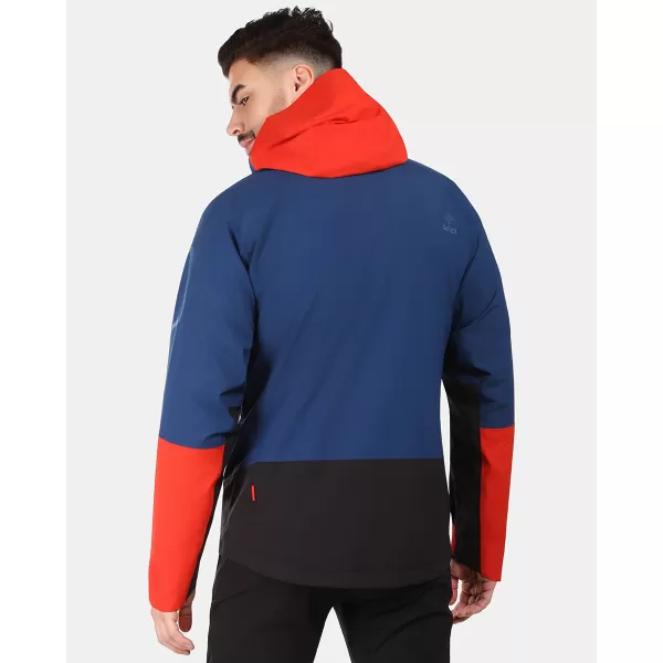  Jachetă hardshell pentru bărbați KILPI MAMBA-M 1M0101KI ALBASTRU ÎNCHIS 