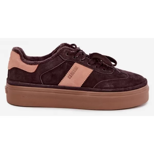 Adidași de damă BIG STAR SHOES UU274770 UMBRE MARO/BEJ 