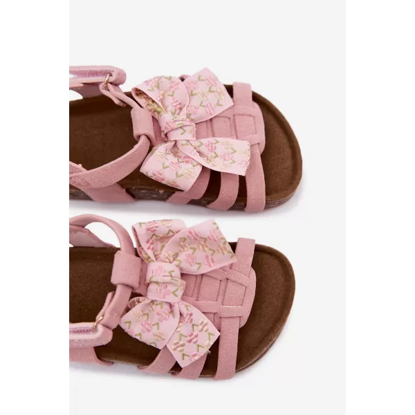  Sandale pentru fete BOTO 377-1C/2C/3C ROZ 