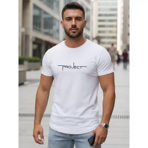  Tricou pentru bărbați DSTREET NX5127R-WH ALB 