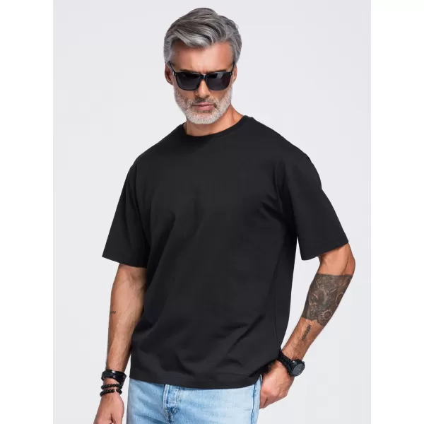  Tricou pentru bărbați OMBRE OM-TSPT-0283 NEGRU 