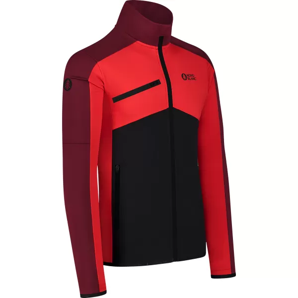  Hanorac powerfleece pentru bărbați NORDBLANC CUSP NBSFM8334 ROŞU 