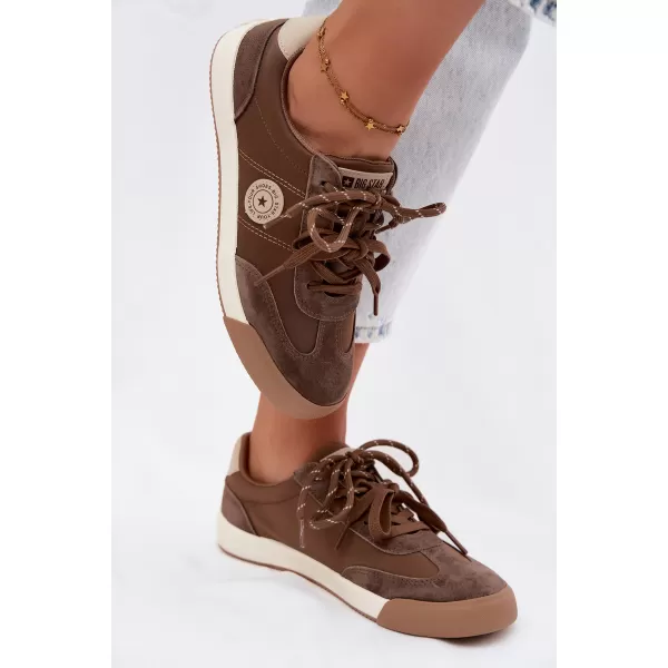  Adidași de damă BIG STAR SHOES UU274002 MARO/BEJ 