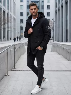 Jachetă pentru bărbați DSTREET TX5105 NEGRU