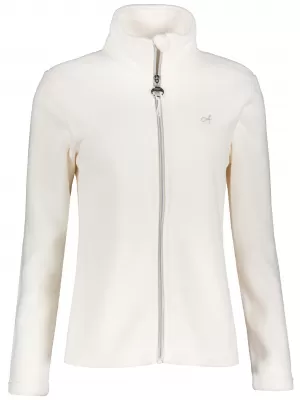 Hanorac de damă din fleece ALTISPORT ILKI ALB