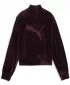 Geaca de dama PUMA ESS ELEVATED VELOUR TRACKJACKET 69402124 RUBY NOIR