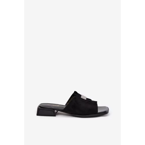  Papuci de damă D&A JC61-1002 NEGRU 