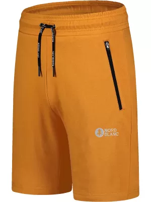 Pantaloni scurți din bumbac pentru bărbați NORDBLANC RELAXEDFIT NBSPM8254 CHIHLIMBAR