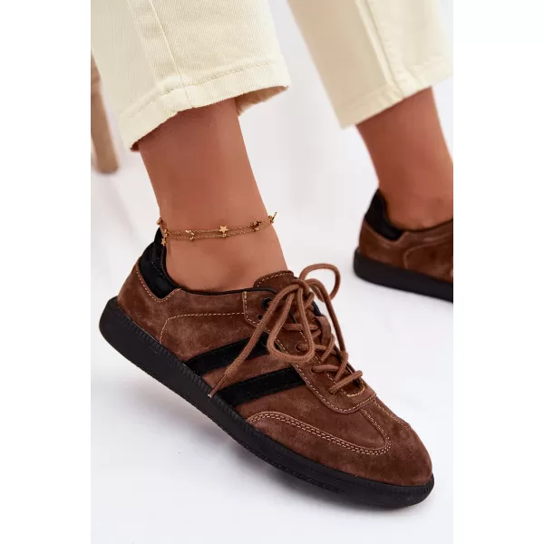  Adidași de damă BOTO GD-XF-164 MARO/NEGRU 
