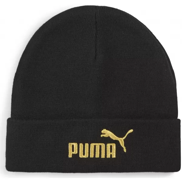  Capac PUMA ESS GOLD NO.1 LOGO MID CROWN BEANIE 02757501 PUMA NEGRU 