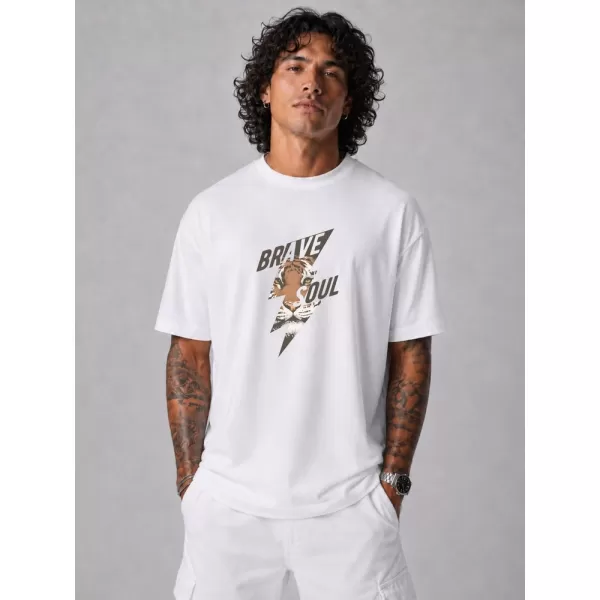  Tricou pentru bărbați DSTREET NX1010R-WH-O ALB 