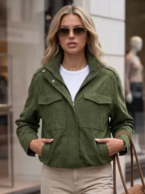 Geaca de dama DSTREET TY5959 VERDE