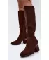 Cizme de dama S.BARSKI HY62-8122 CIOCOLATĂ