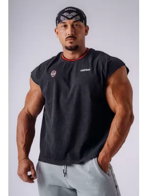 Maiouri pentru bărbați NEBBIA OLYMPIA MUSCLE COVER 947 NEGRU