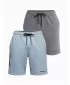 Set de pantaloni scurți pentru bărbați OMBRE Z127 ALBASTRU DESCHIS/GRI