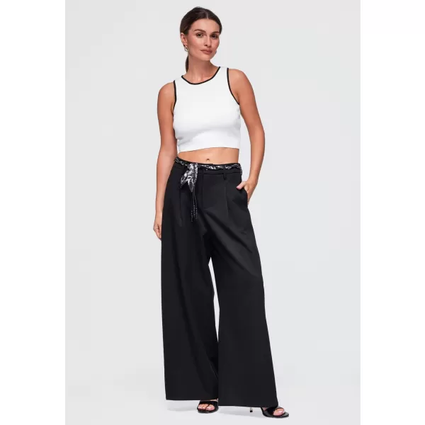  Pantaloni de dama OMBRE OW-PA-E0020 NEGRU 