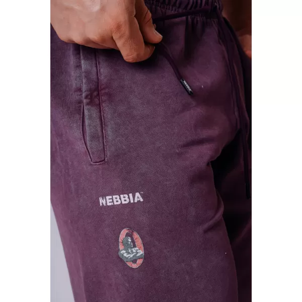  Pantaloni scurți pentru bărbați NEBBIA OLYMPIA 950 CLARET 