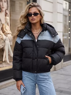 Geaca de dama DSTREET TY6087 NEGRU