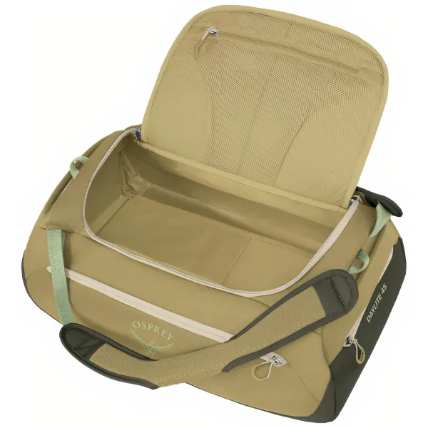  Geantă de călătorie OSPREY DAYLITE DUFFEL 45 GRAVEL TAN MULTI 