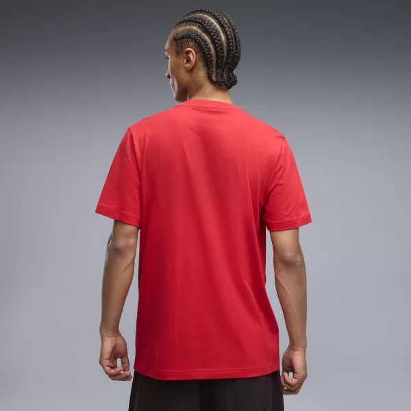  Tricou pentru bărbați PUMA GRAPHICS BOX TEE 69436611 PENTRU TOTDEAUNA ROȘU 