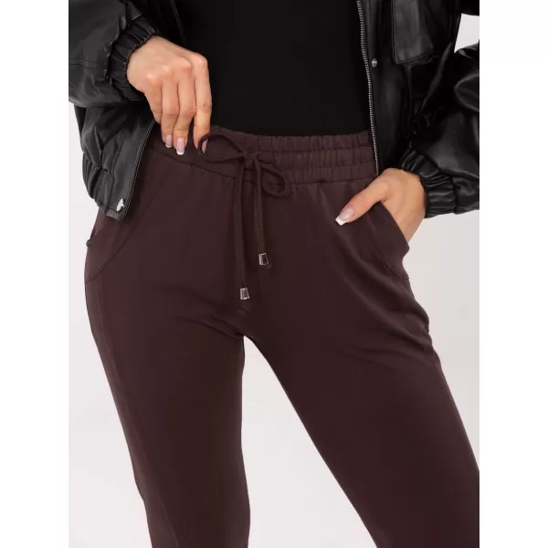  Pantaloni de trening pentru femei BASIC FEEL GOOD RV-DR-3589.05X MARO ÎNCHIS 