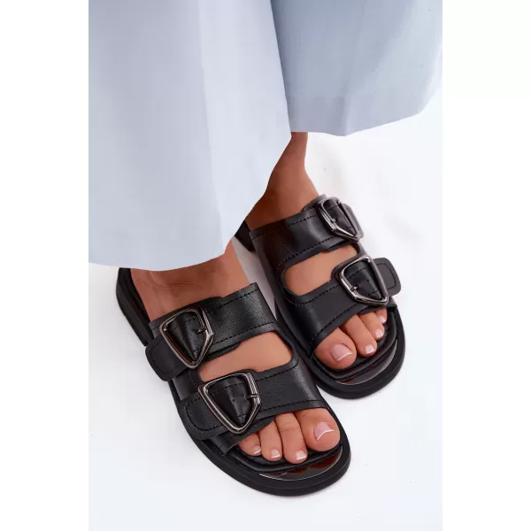  Papuci de damă VINCEZA 62304 NEGRU 