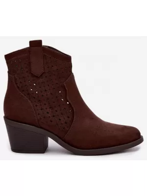 Pantofi de dama S.BARSKI HY62-8149 CIOCOLATĂ