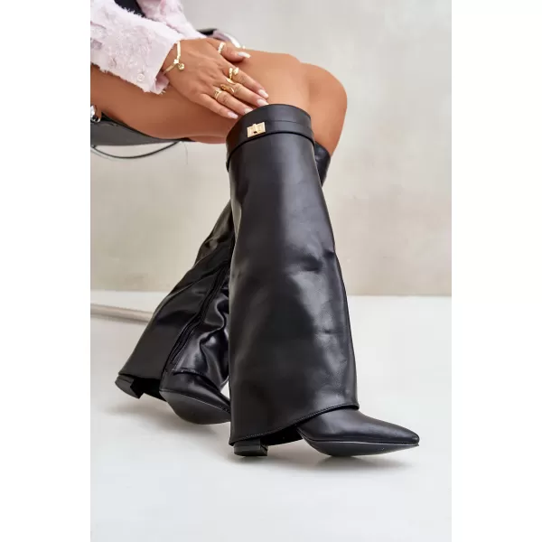  Cizme de dama BOTO LA-287/CLS-296 NEGRU 