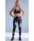 Jambiere funcționale lungi premium pentru femei (dimensiuni noi) ALTISPORT VOJ/ALW036LEG05 HEXA NEGRU