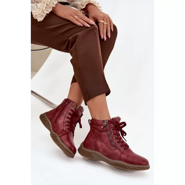  Cizme de dama EVENTO 24BT02-7978 BURGUNDIA 