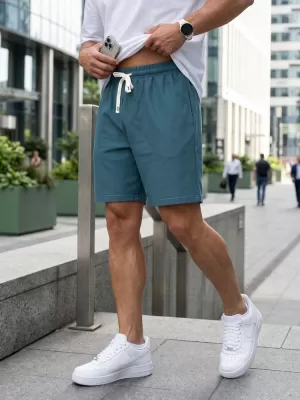 Pantaloni scurți pentru bărbați DSTREET SX2636 ALBASTRU