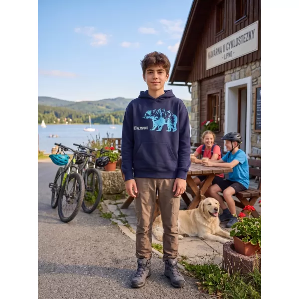  Hanorac pentru copii ALTISPORT ALM193422 ALBASTRU MARIN 