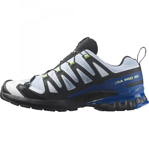  Pantofi pentru bărbați SALOMON XA PRO 3D V9 GORE-TEX STORM L45486500 NEGRU/BRUNNERA ALBASTRU/NAVIGAȚI PE WEB 
