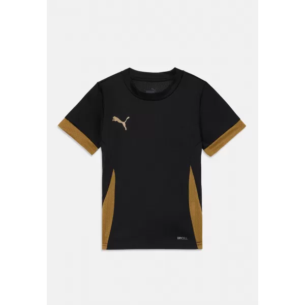  Cămașă sport pentru copii PUMA TEAMGOAL MATCHDAY JERSEY JR 70574828 PUMA NEGRU/PUMA AURIU/AURIU MAT 