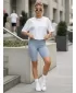 Pantaloni scurți de damă DSTREET SY0560 ALBASTRU