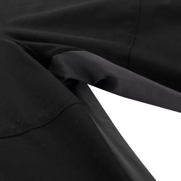  Pantaloni softshell pentru bărbați ALPINE PRO AKAN 3 NEGRU 