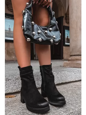 Botine de dama S.BARSKI HY62-8100 NEGRU