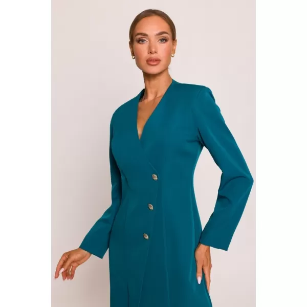  Rochie MOE M793 ALBASTRU OCEANIC 
