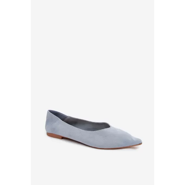  Pantofi de balet pentru femei BOTO JH597 ALBASTRU 