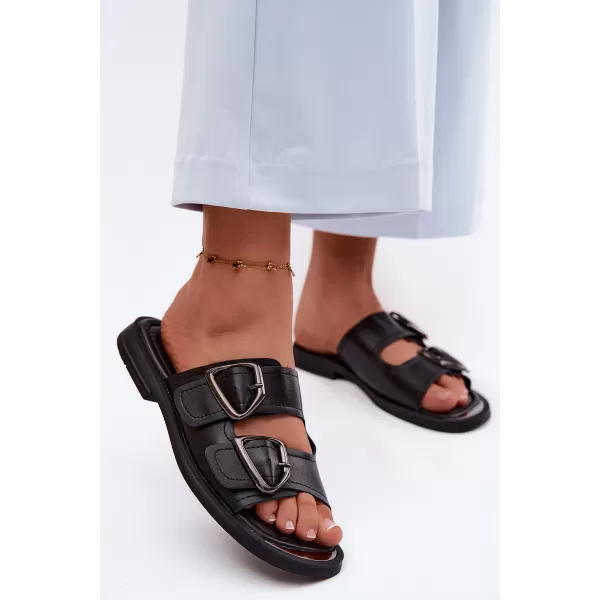  Papuci de damă VINCEZA 62304 NEGRU 