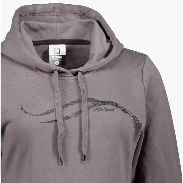  Hanorac prelungit dama ALTISPORT ALW001419 GRI OȚEL 